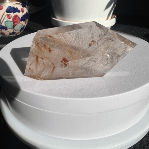 Golden Rutilated Quartz Crystal Freeform - Picture 13 of 16